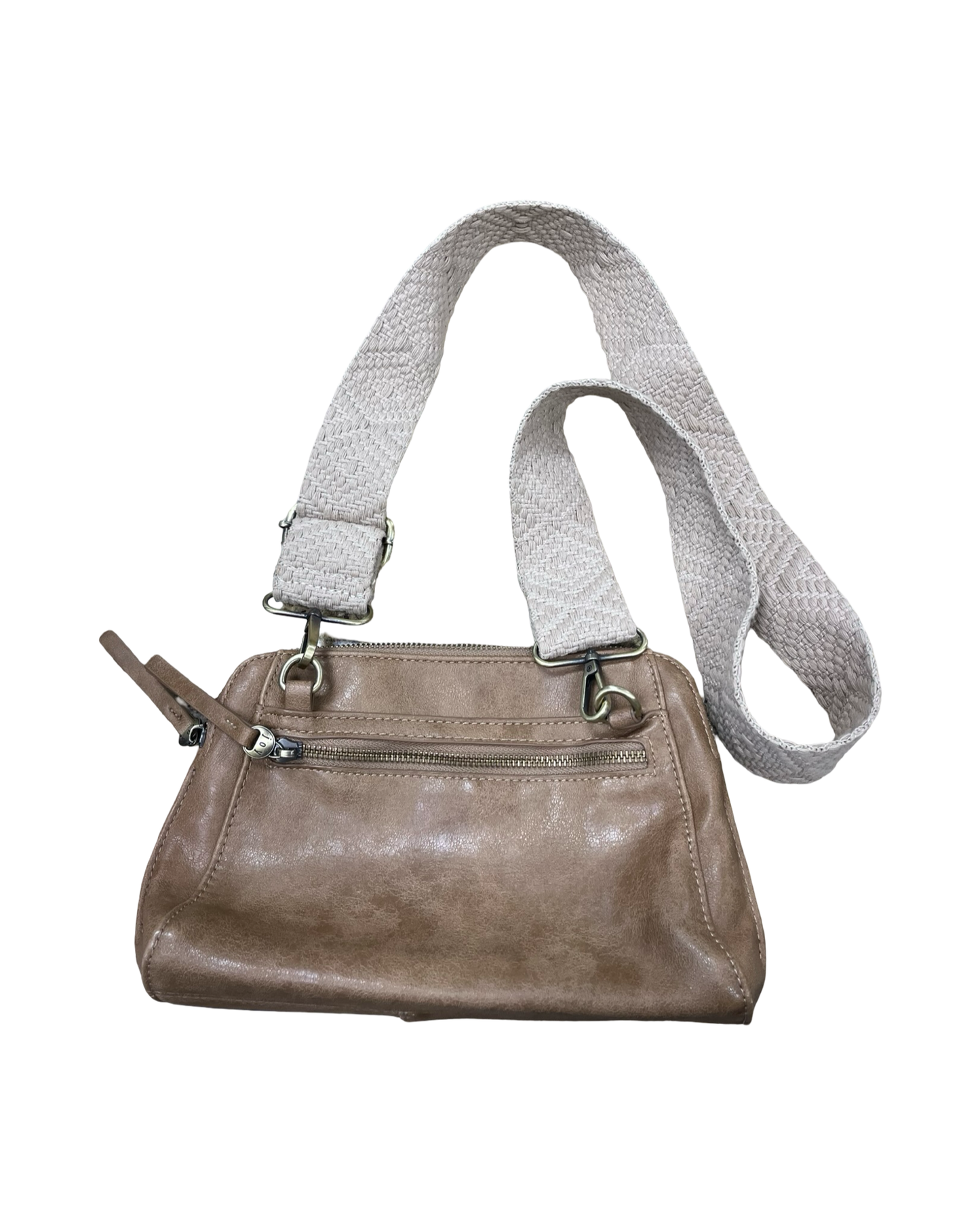 Crossbody By Joy Susan In Brown, Size:Medium