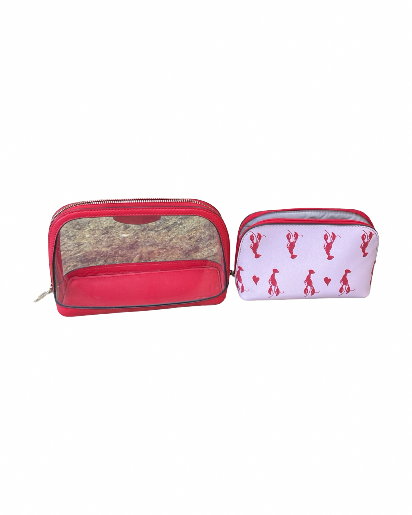 Makeup Bag Designer By Kate Spade In Red, Size:Medium
