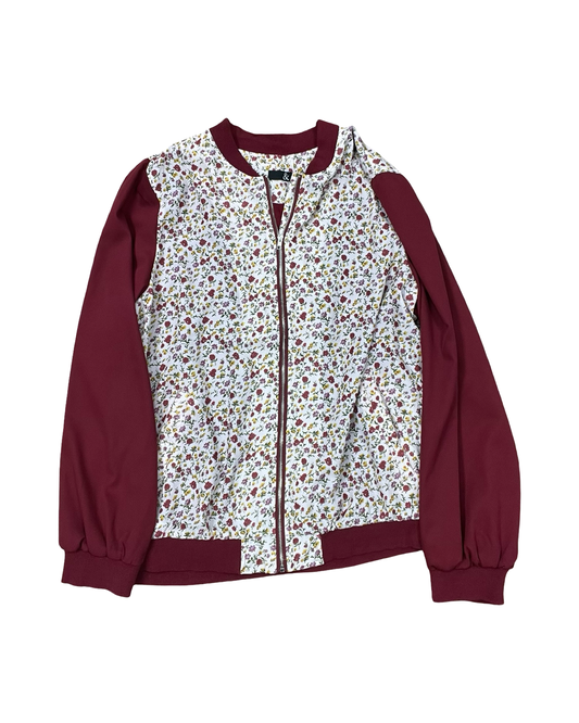 Jacket Other By Clothes Mentor In Floral Print, Size:L