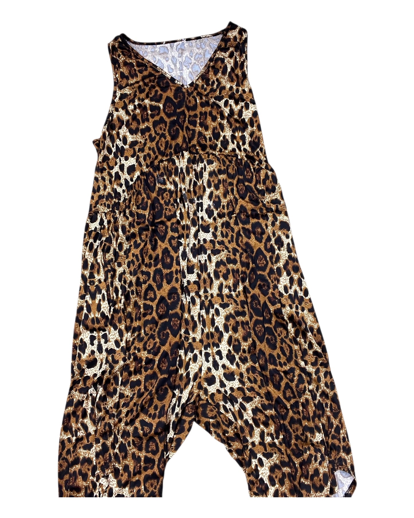 Jumpsuit By Clothes Mentor In Animal Print, Size:Xl