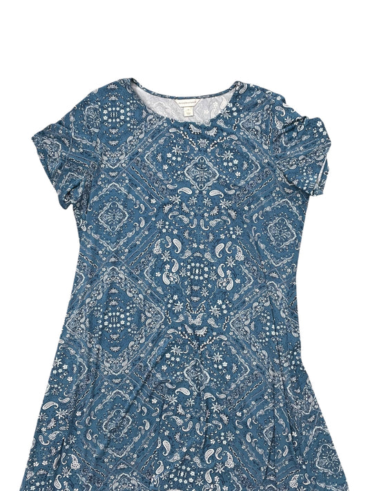 Dress Casual Midi By Christopher And Banks In Teal, Size:Xl