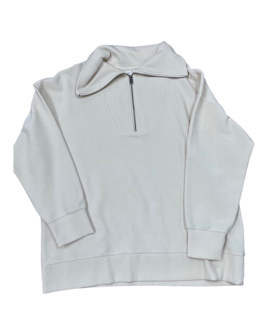 Sweatshirt Collar By Maurices In Cream, Size:Xl