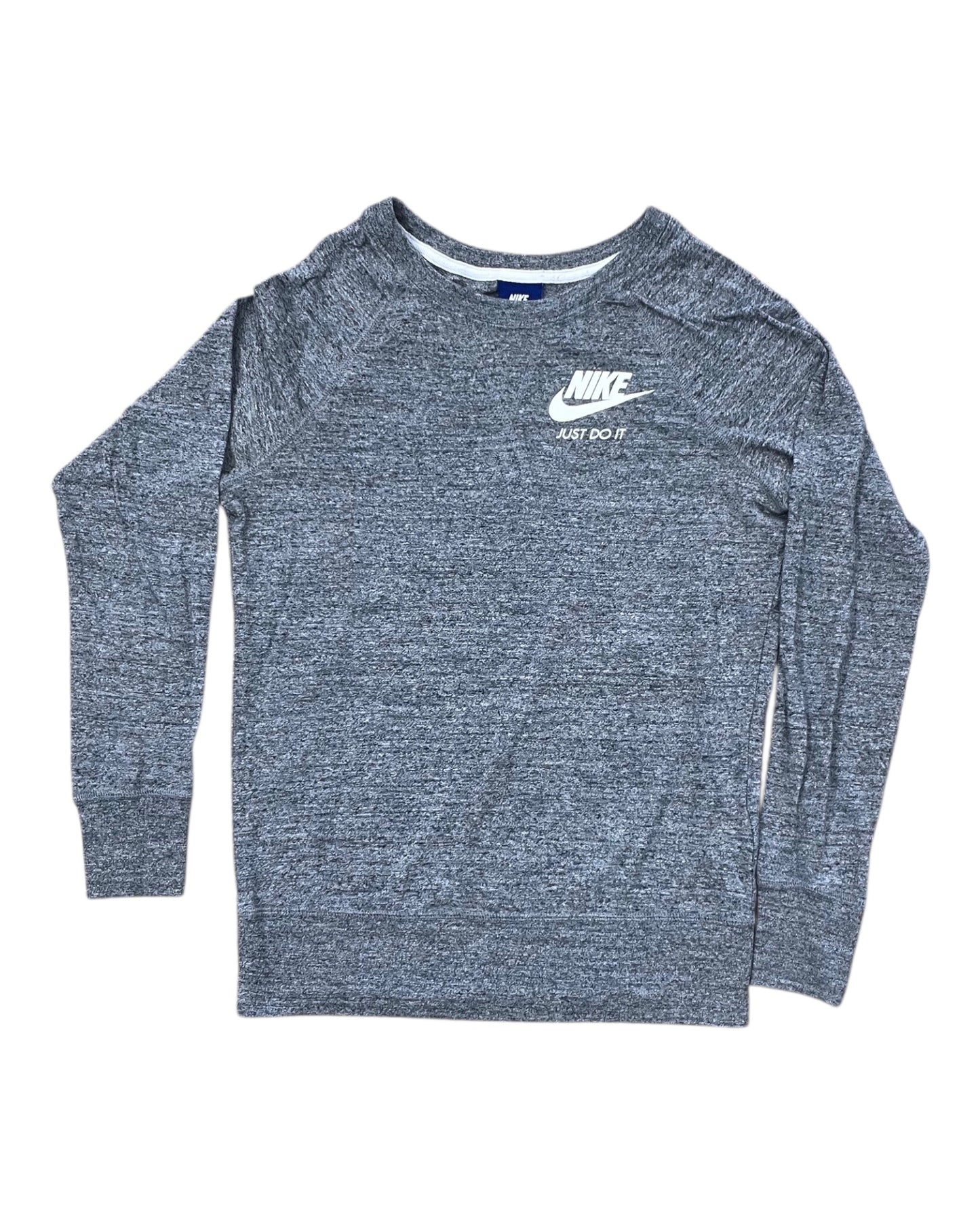 Top Ls By Nike In Grey, Size:S