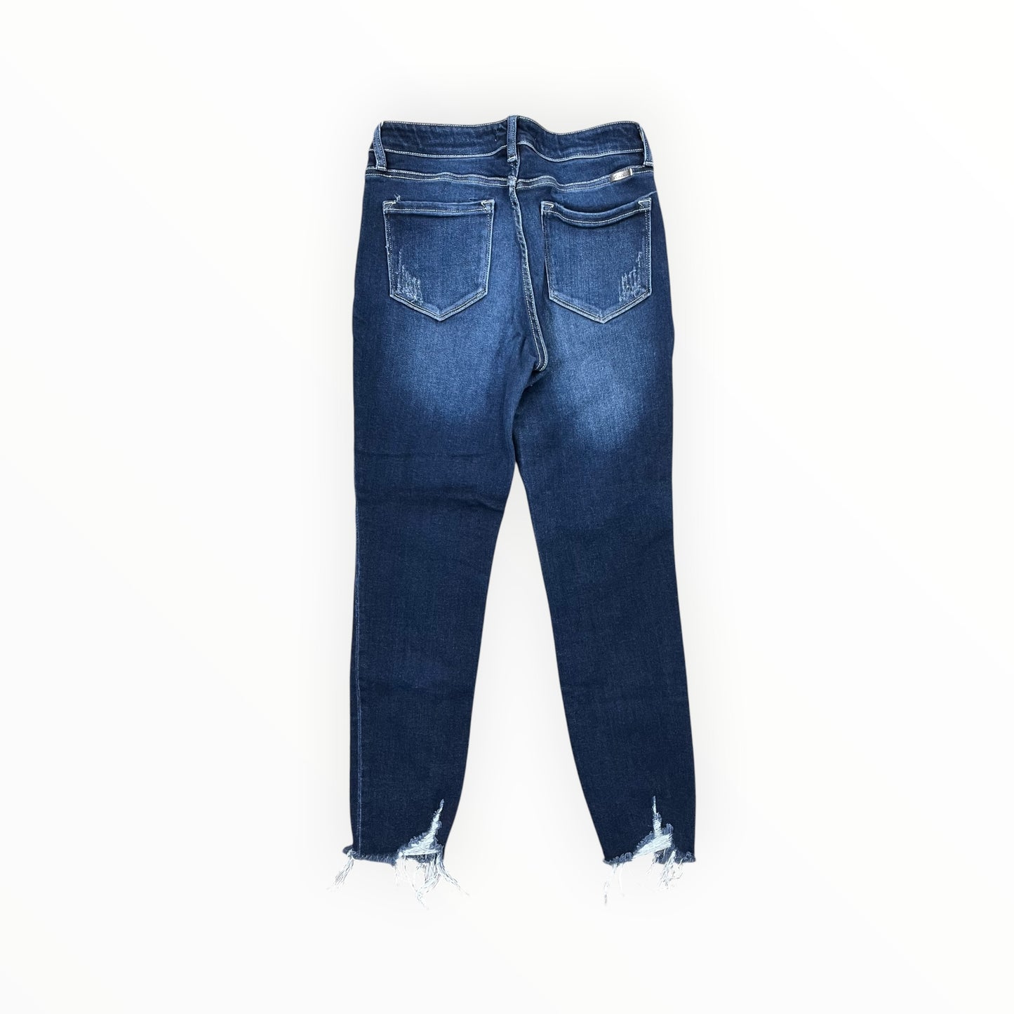 Jeans Skinny By Kancan In Blue Denim, Size:8