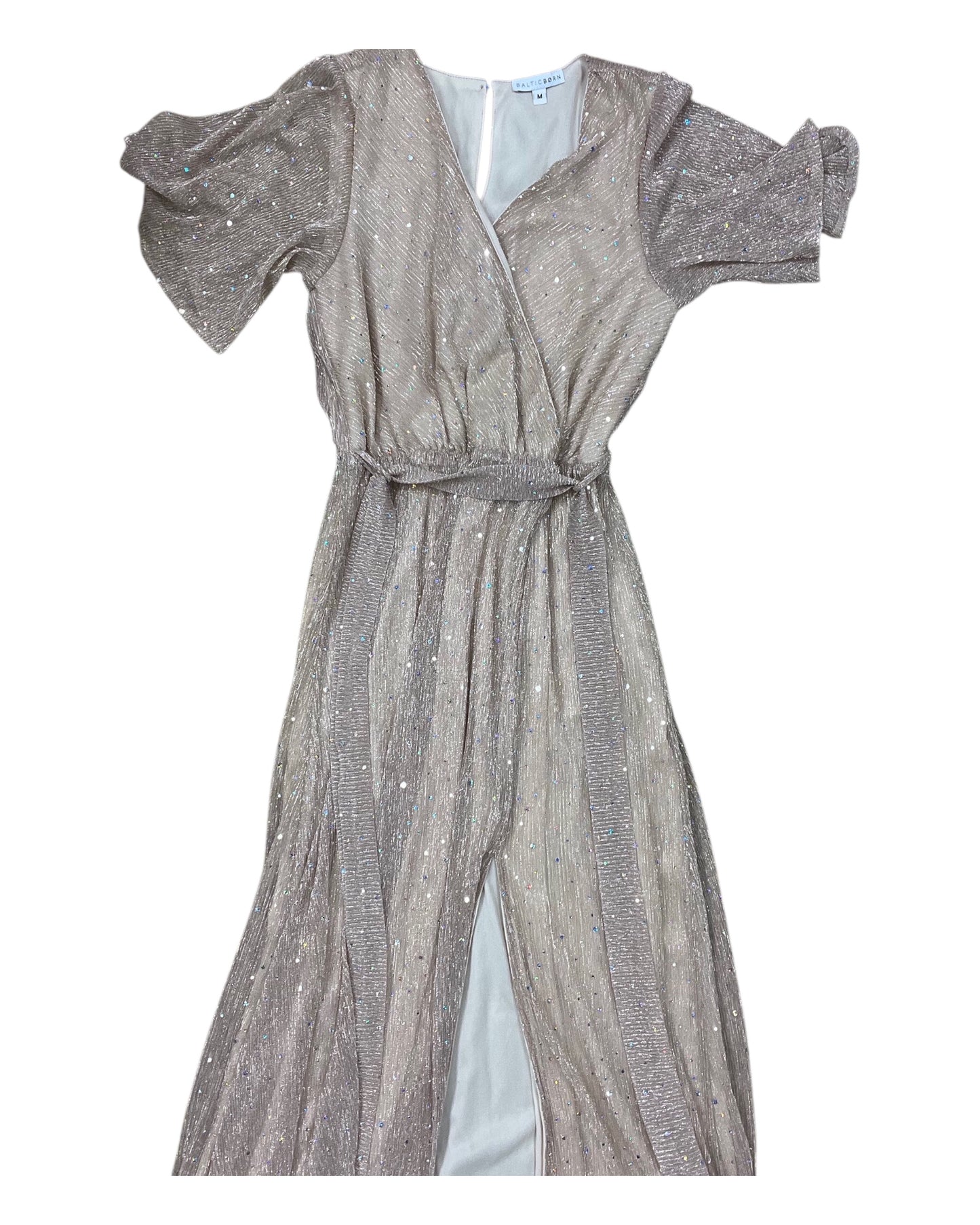 Dress Party Midi By Baltic Born In Peach, Size:M