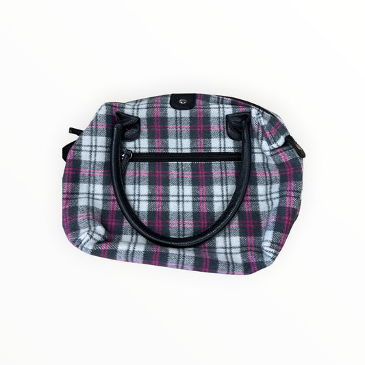 Handbag By Clothes Mentor In Grey & Pink, Size:Medium