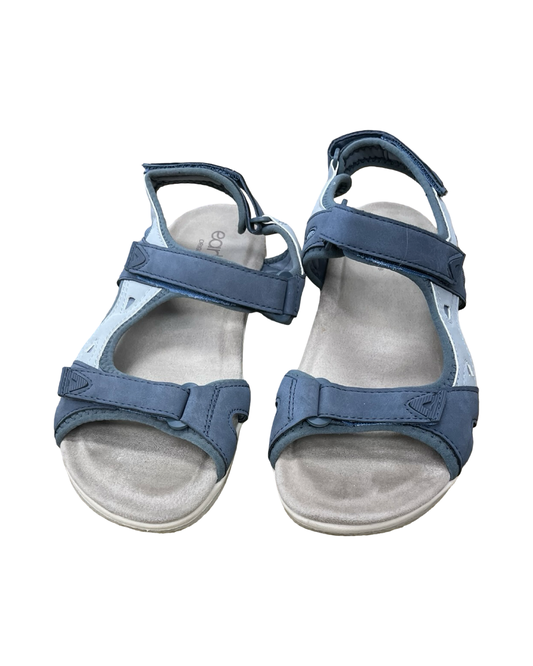 Sandals Flats By Earth Origins In Blue, Size:10