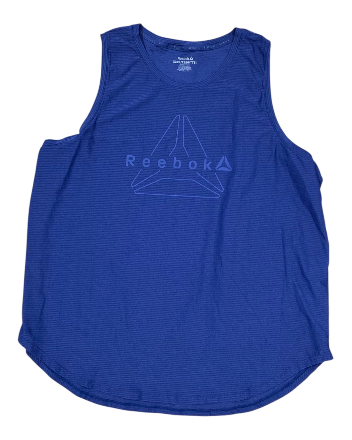 Athletic Tank Top By Reebok In Blue, Size:2X