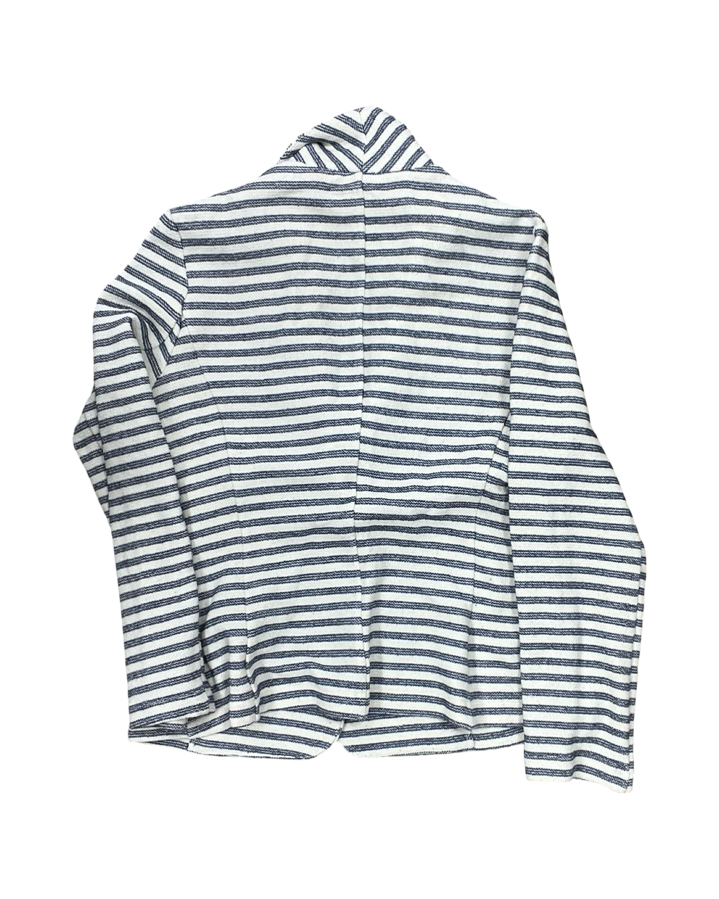 Blazer By Clothes Mentor In Blue & Cream, Size:M