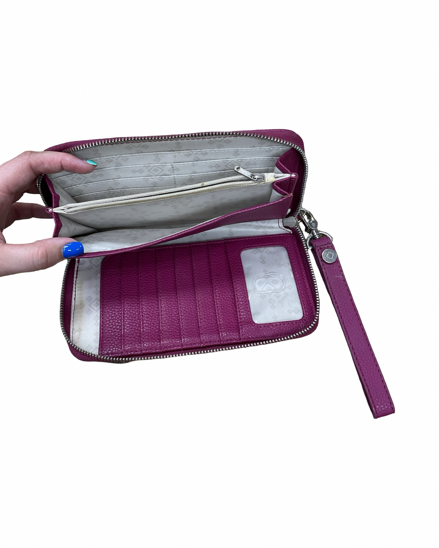 Wallet By Jewell In Maroon, Size:Large