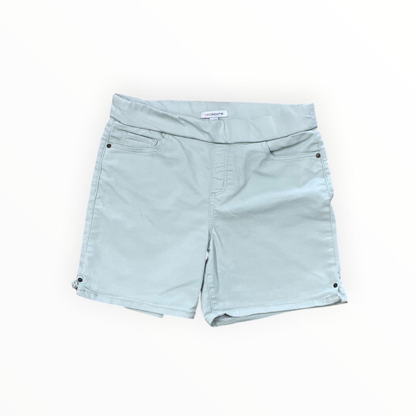 Shorts By Liz Claiborne In Green, Size:14