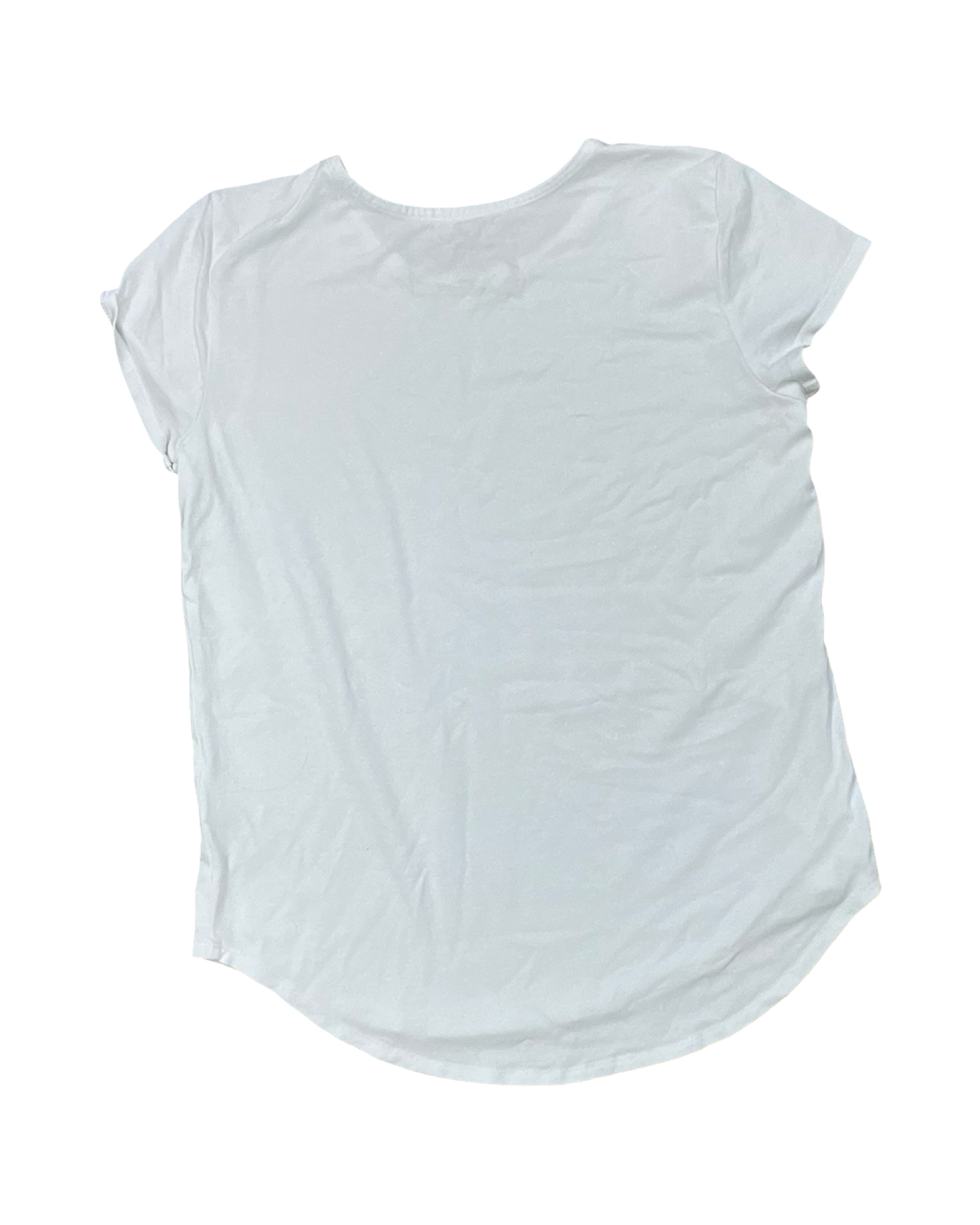 Top Ss Basic By Cupio In White, Size:M