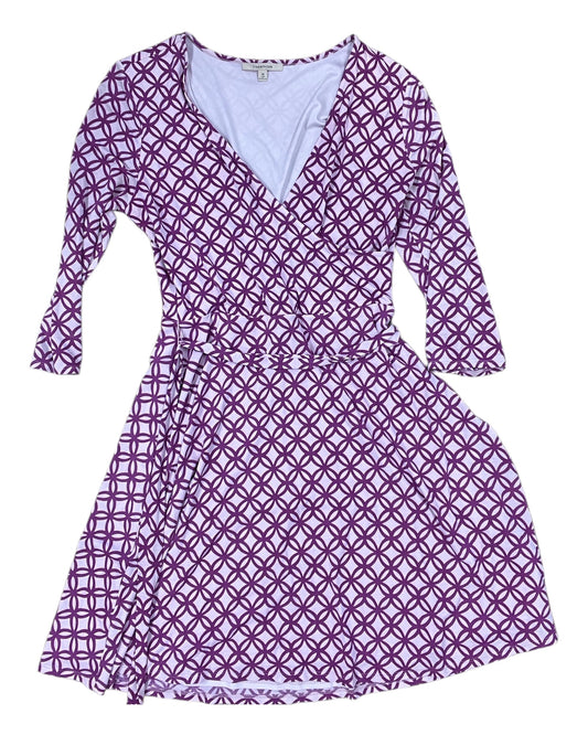 Dress Casual Midi By 41 Hawthorn In Purple, Size:M
