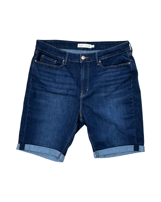Shorts By Levis In Blue Denim, Size:8