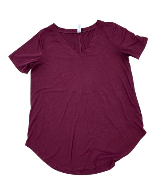Top Ss By Zenana In Maroon, Size:L