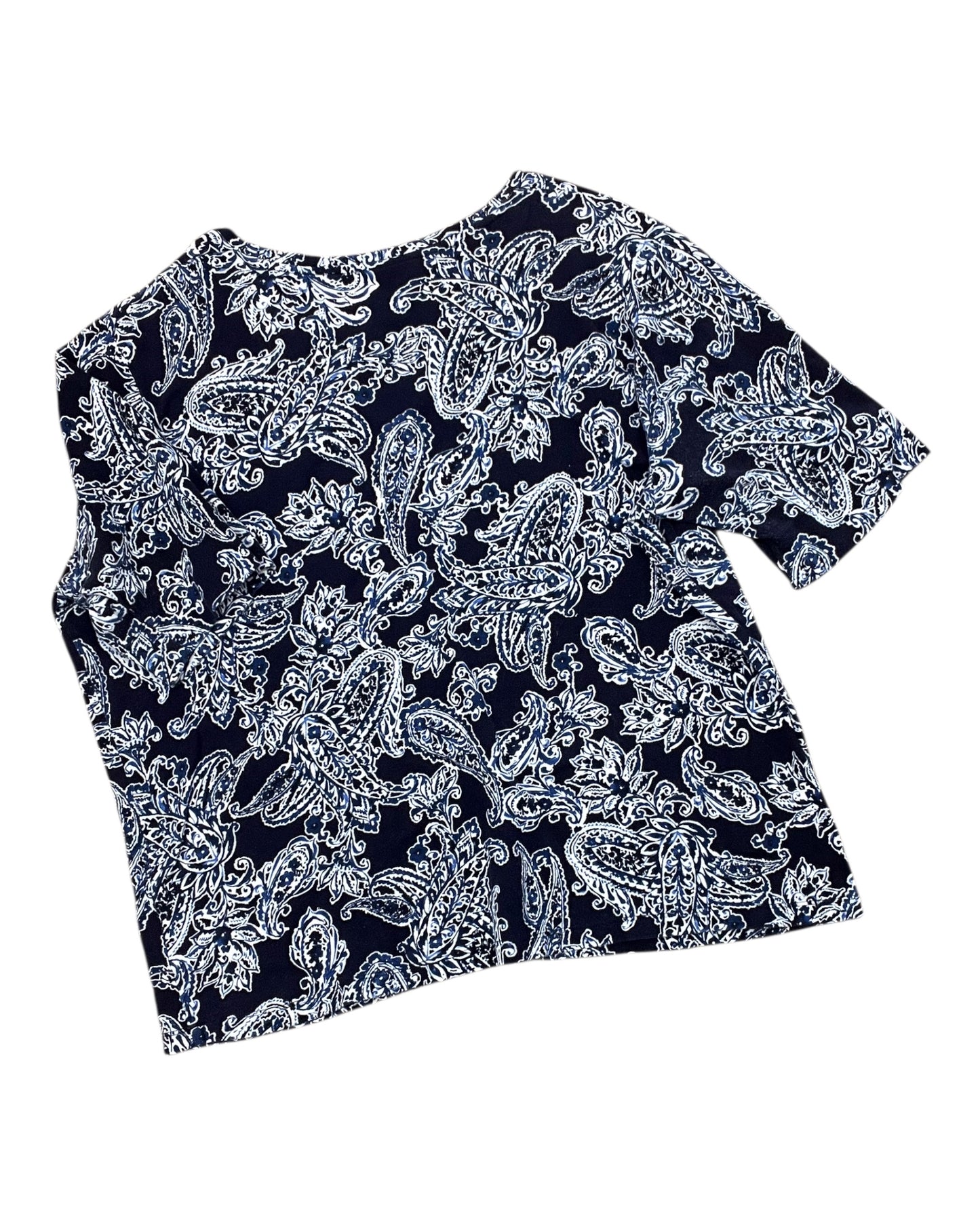 Top Ss By Jones New York In Blue, Size:2X