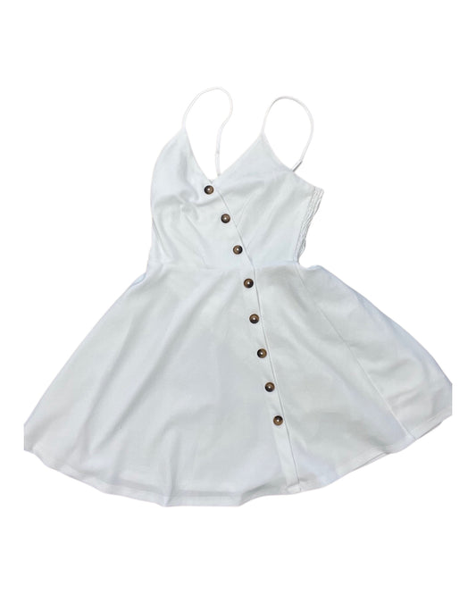 Dress Casual Short By Clothes Mentor In White, Size:S