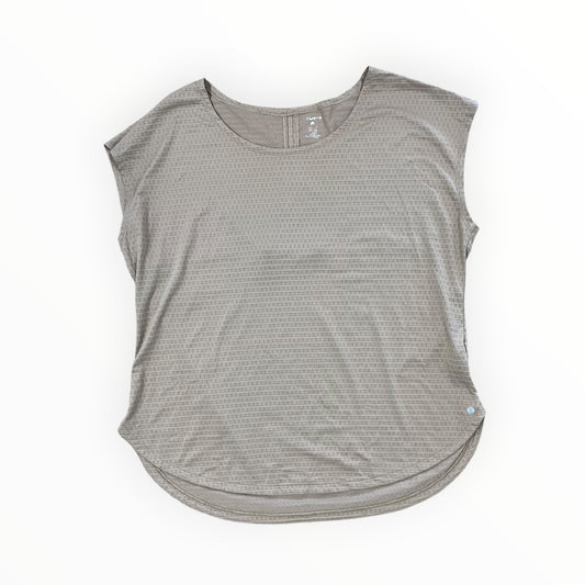 Top Sleeveless By Layer 8 In Tan, Size:Xl