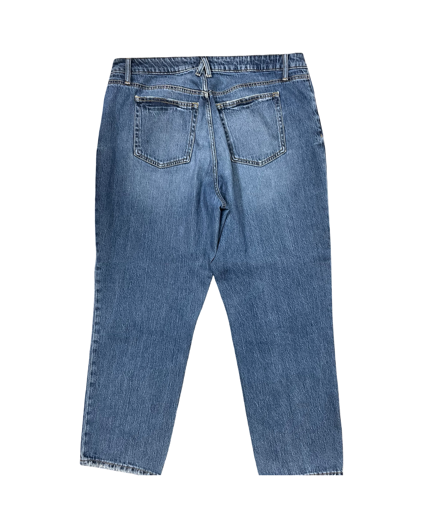 Jeans Straight By Clothes Mentor In Blue Denim, Size:18