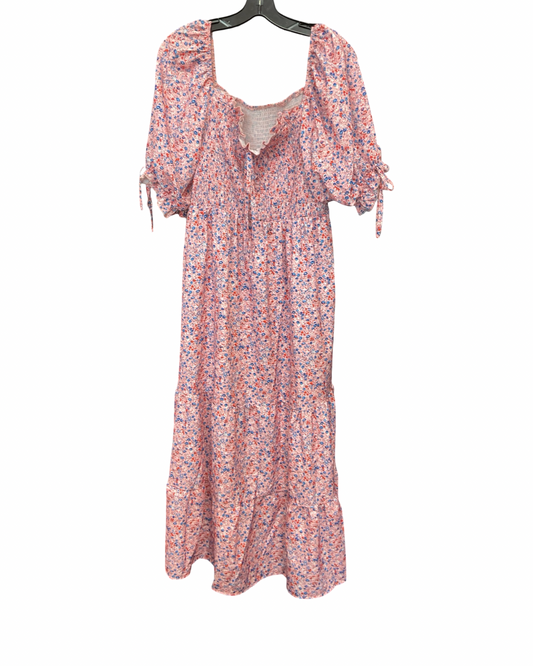 Dress Casual Maxi By Clothes Mentor In Pink, Size:2X