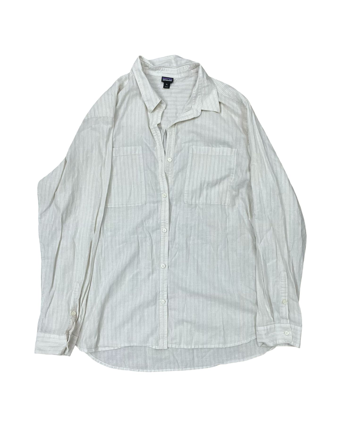 Blouse Ls By Patagonia In Tan, Size:Xl
