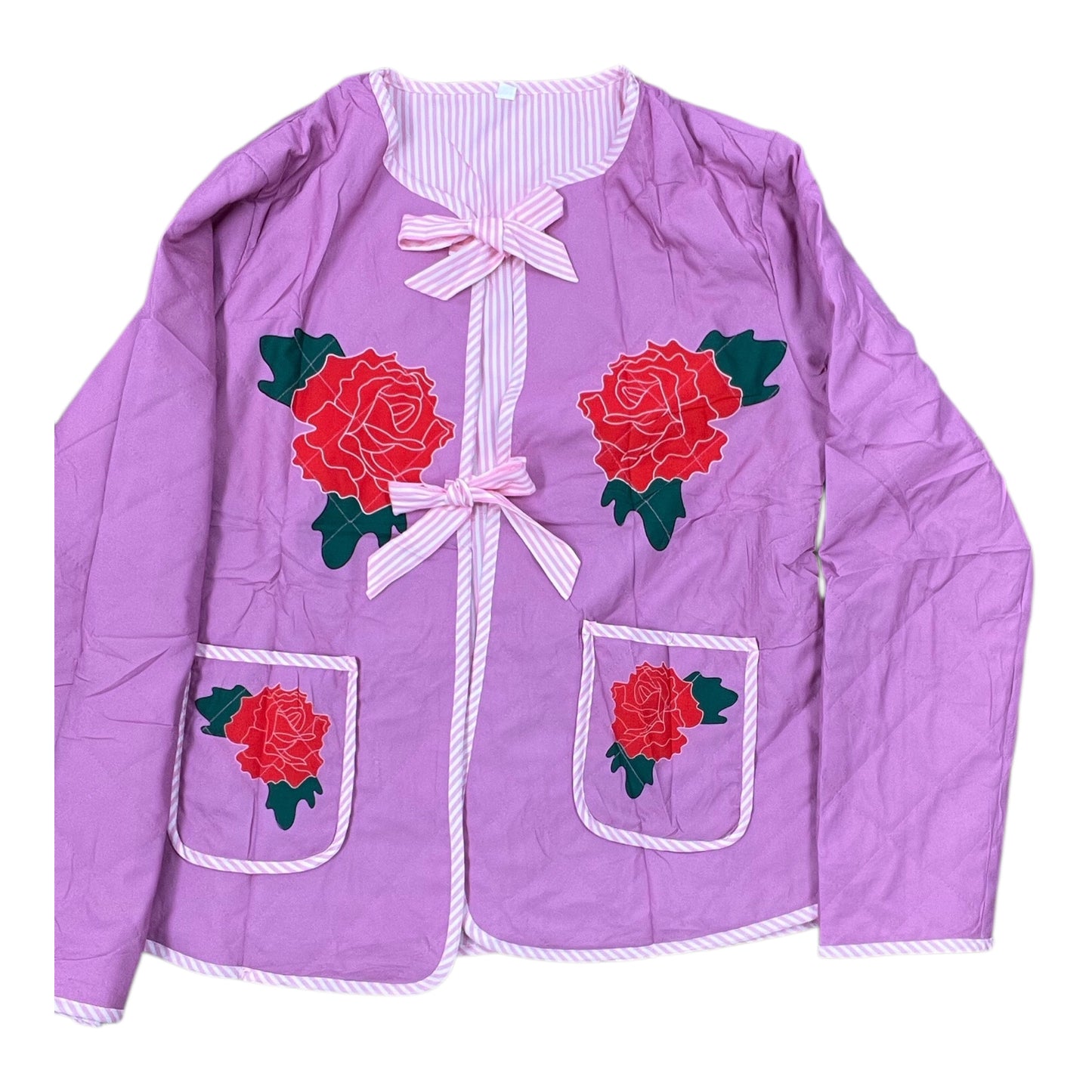 Jacket Puffer & Quilted By Clothes Mentor In Pink, Size:M
