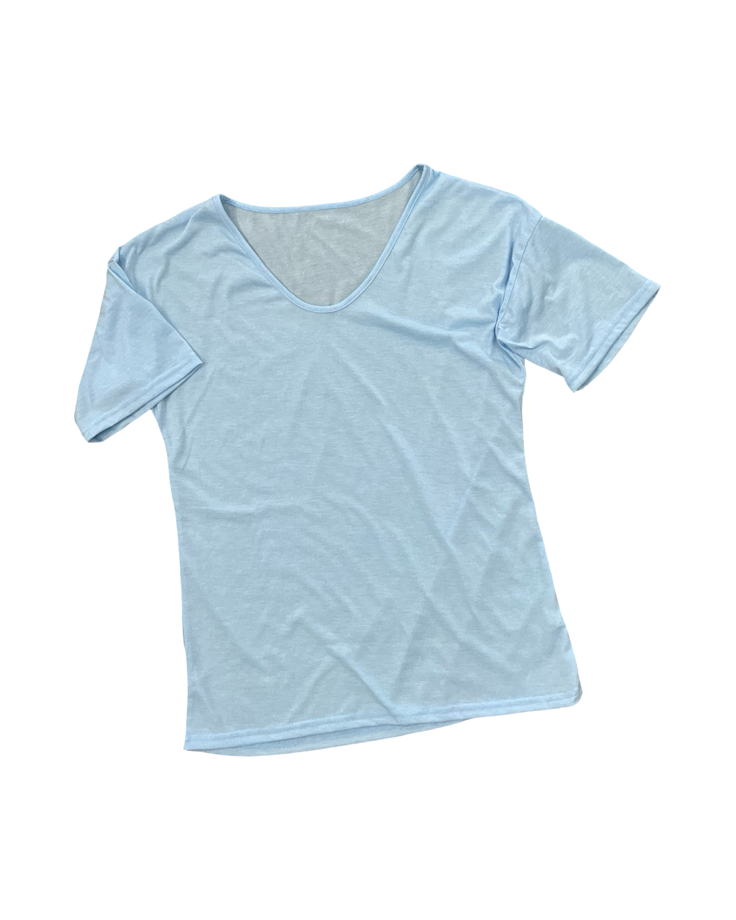 Top Ss Basic By Clothes Mentor In Blue, Size:M