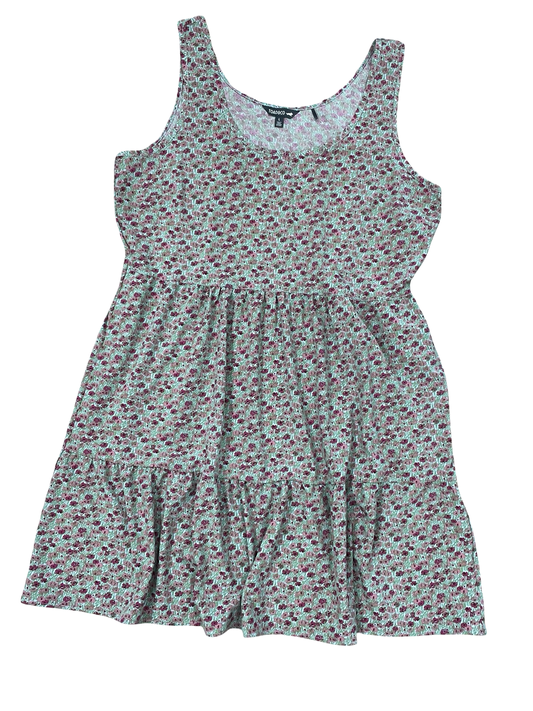 Dress Casual Midi By Toad & Co In Green & Pink, Size:L
