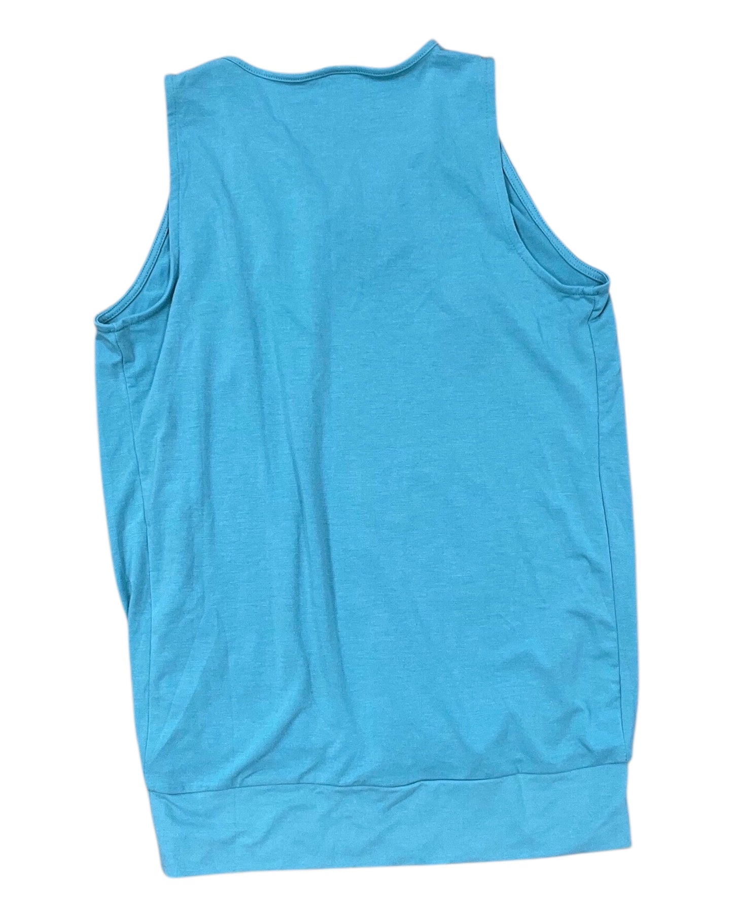 Top Sleeveless By Zenana In Teal, Size:S