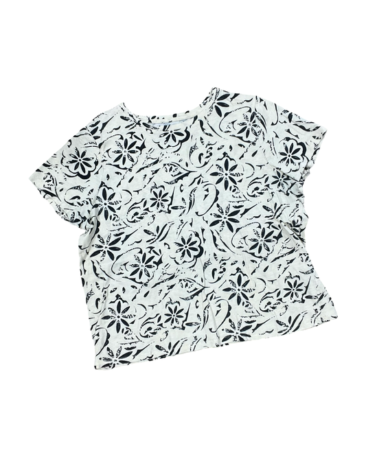 Top Ss By Sonoma In Black & Cream, Size:Xl
