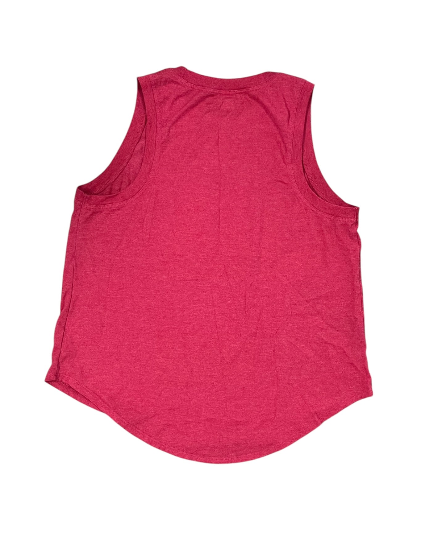 Top Sleeveless By Clothes Mentor In Red, Size:L