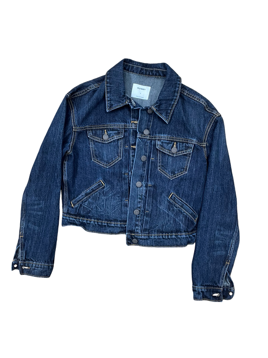 Jacket Denim By Old Navy In Blue Denim, Size:S