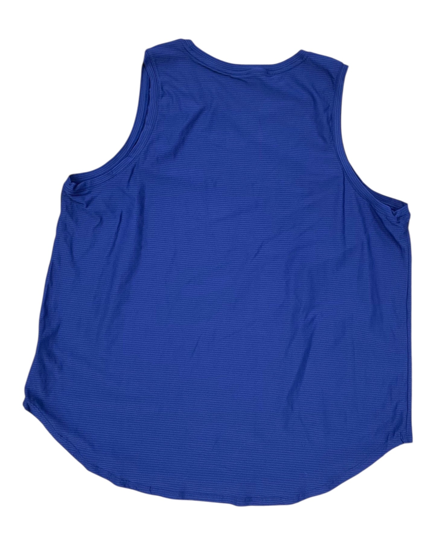 Athletic Tank Top By Reebok In Blue, Size:2X