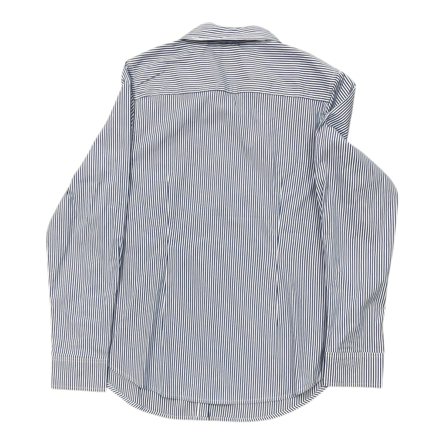 Blouse Ls By 89Th And Madison In Blue & White, Size:M