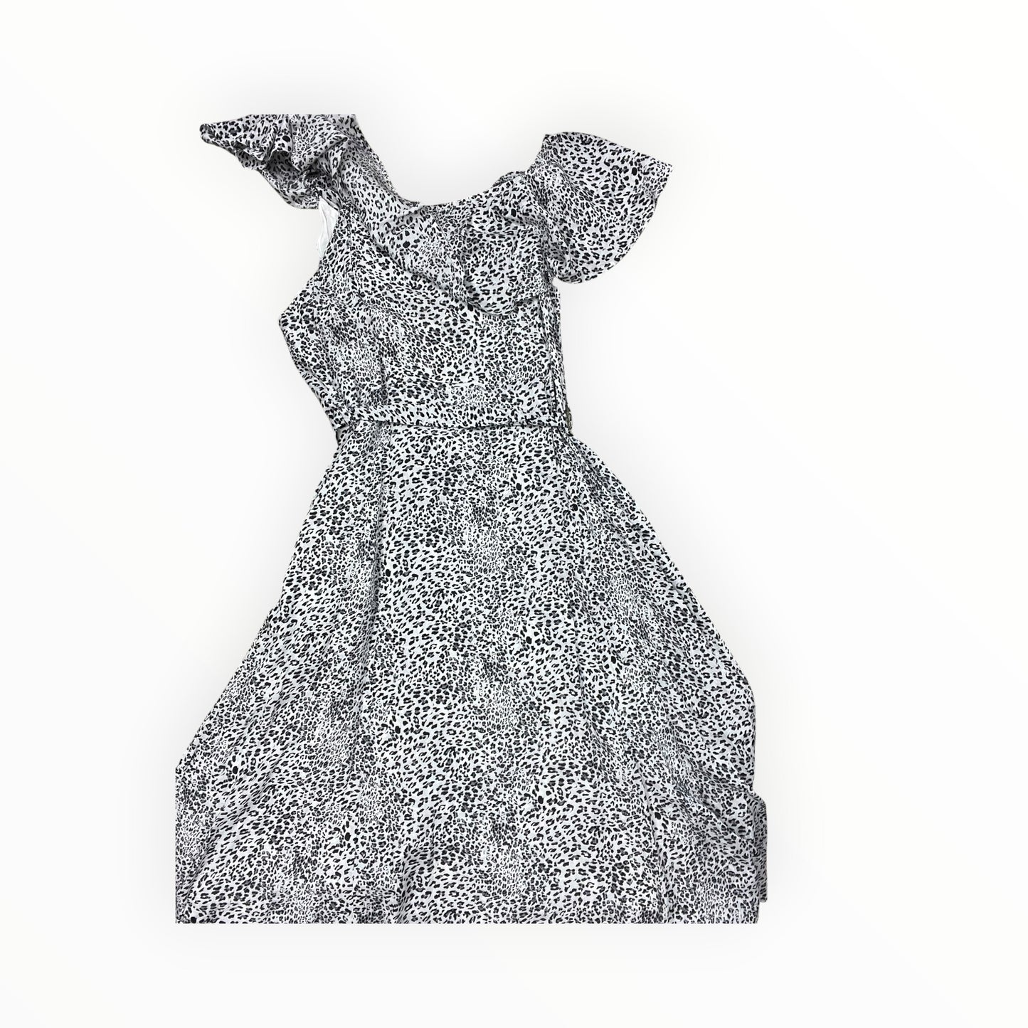 Dress Casual Midi By Kori America In Black & White, Size:L