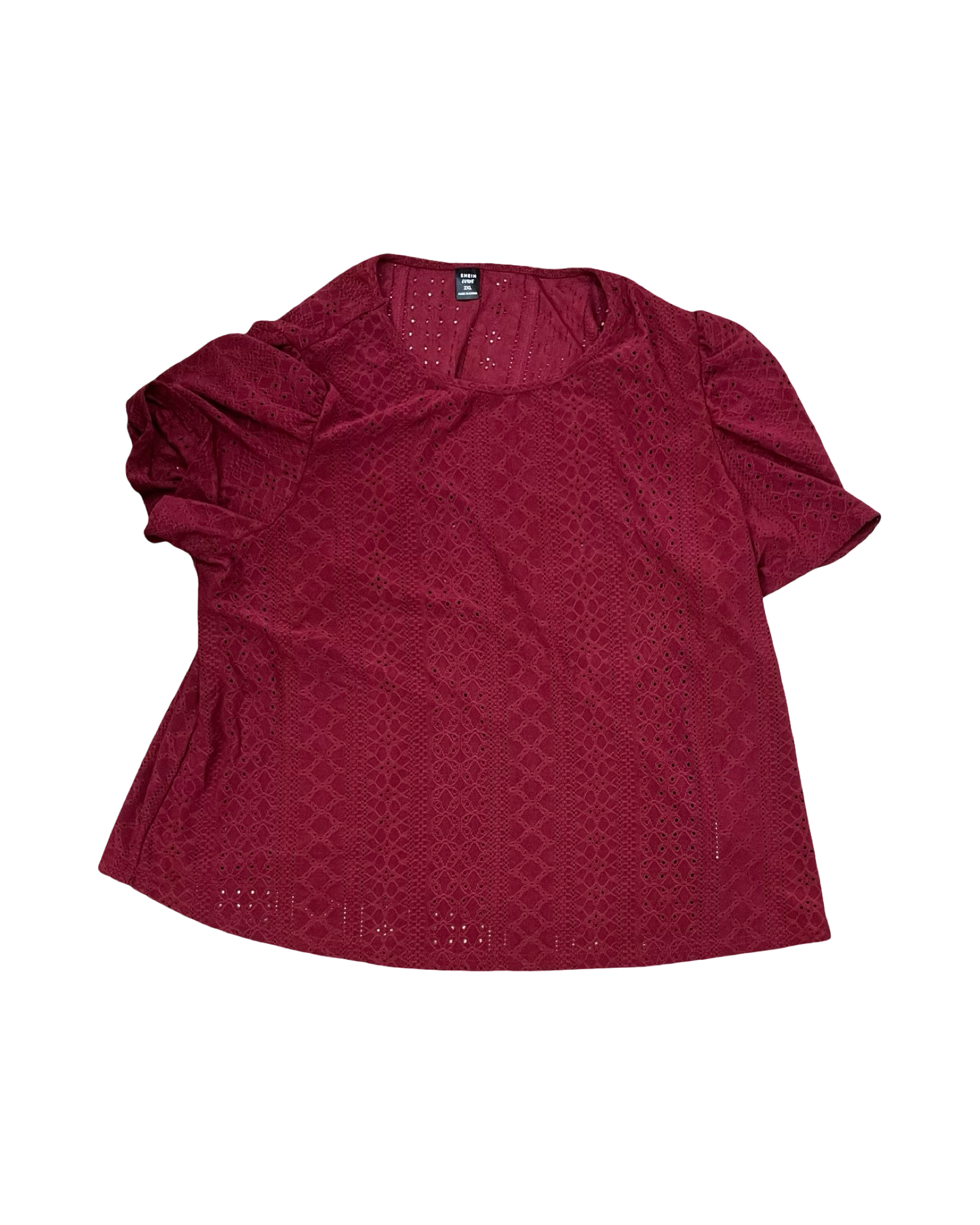 Top Ss By Shein In Red, Size:2X