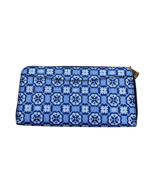 Wristlet Designer By Kate Spade In Blue, Size:Medium