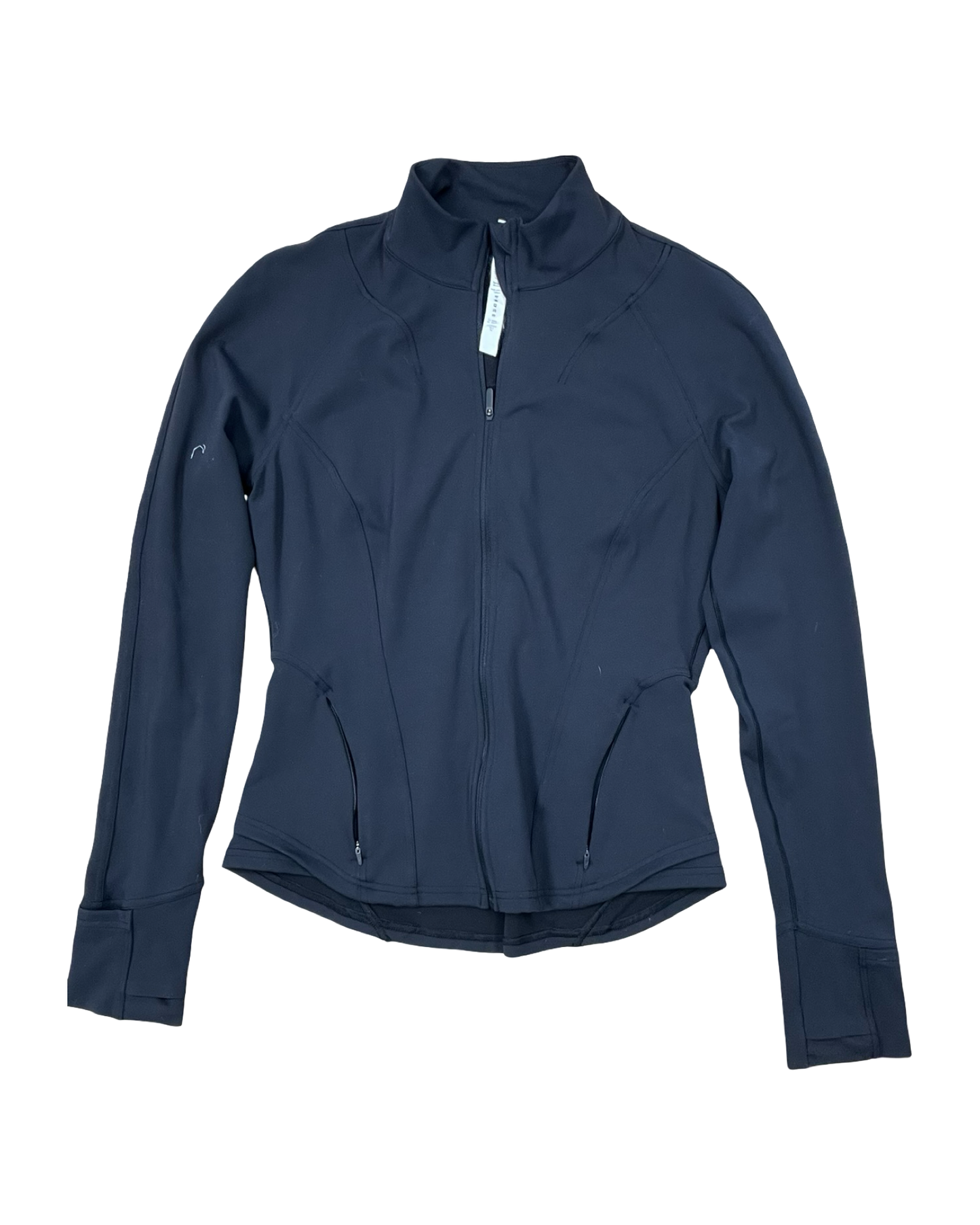 Athletic Jacket By Lululemon In Black, Size:M