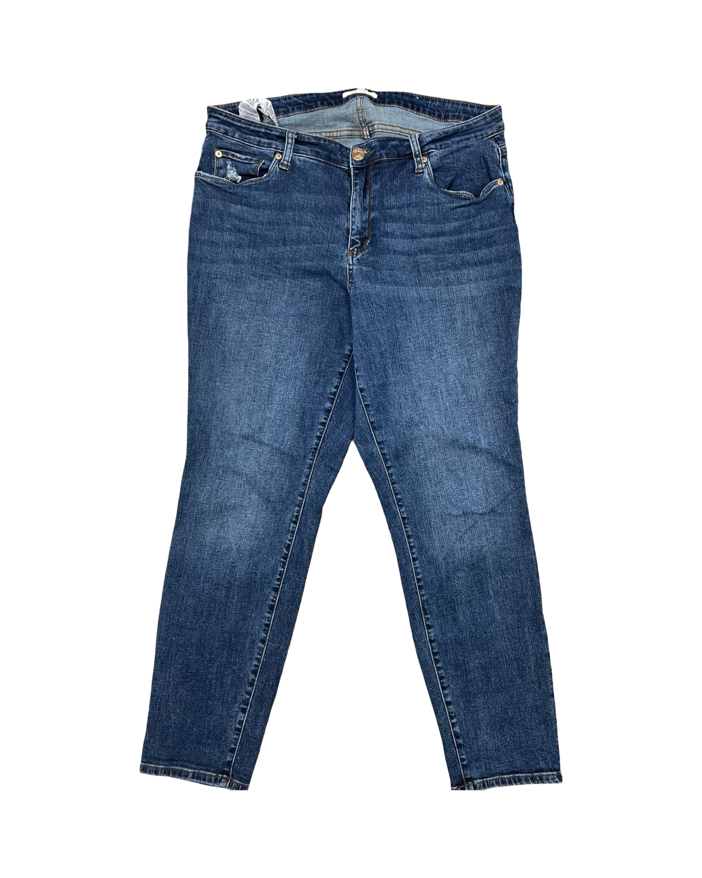 Jeans Straight By Sts Blue In Blue Denim, Size:16