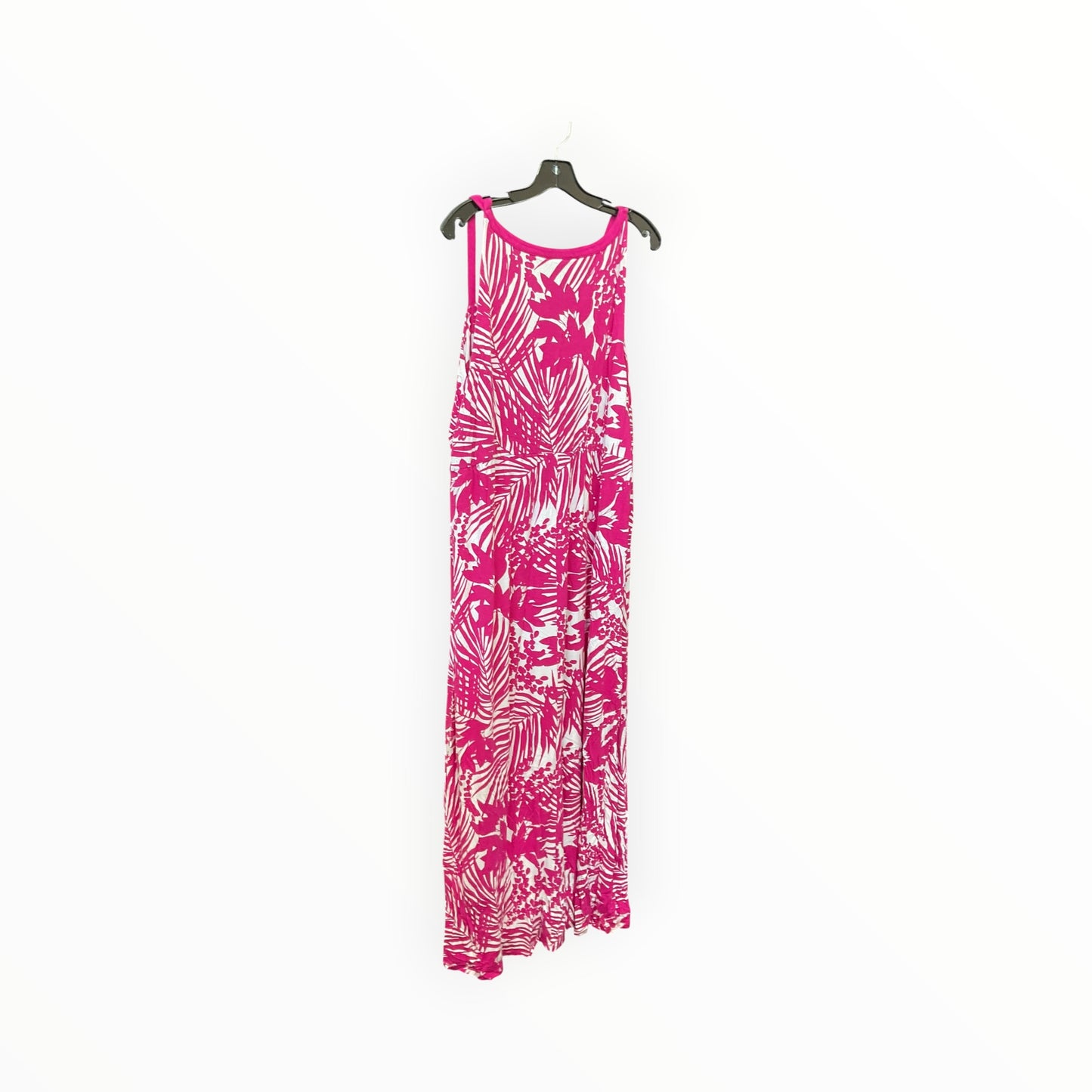 Dress Casual Maxi By Clothes Mentor In Pink & White, Size:3x