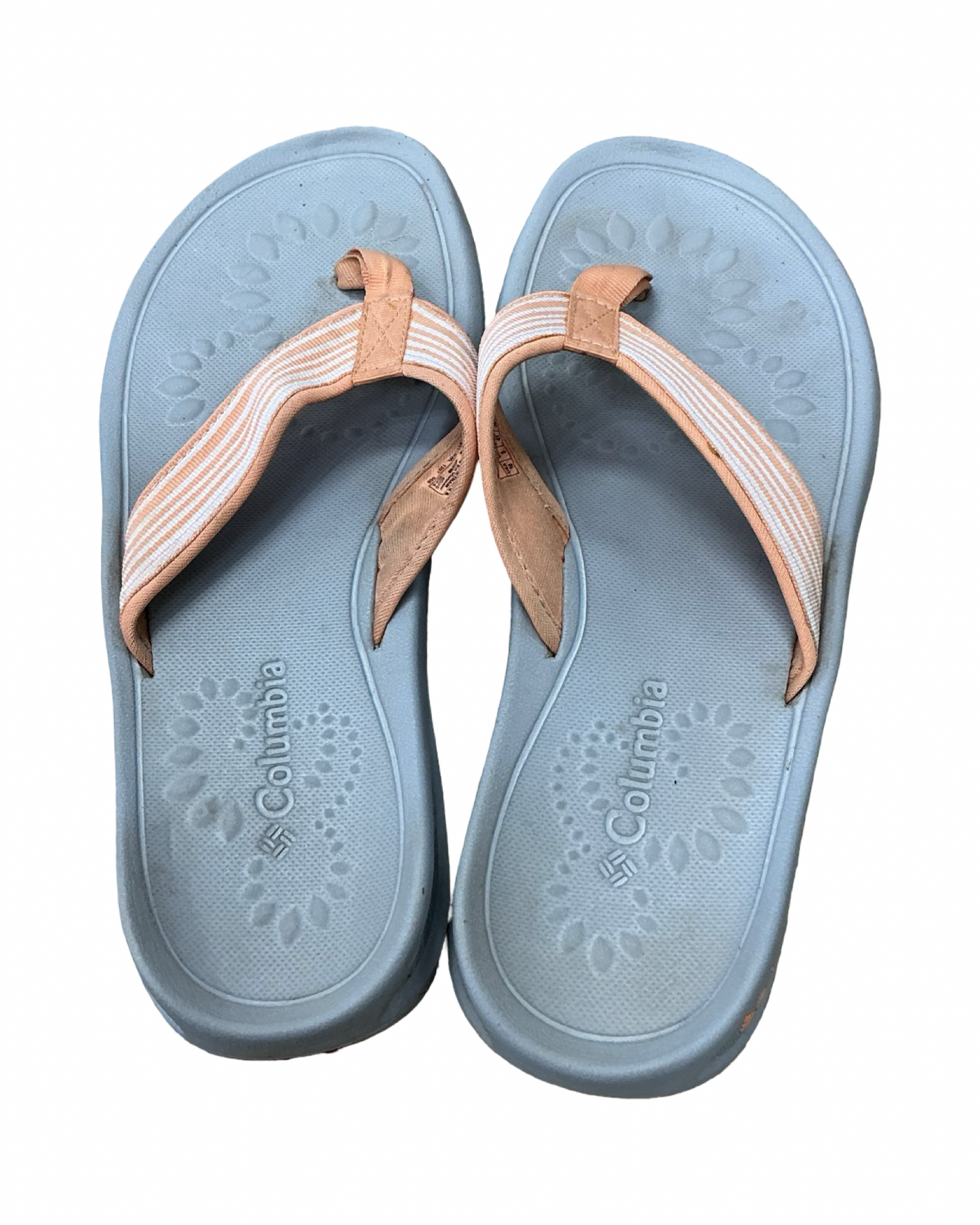 Sandals Flip Flops By Columbia In Orange, Size:10