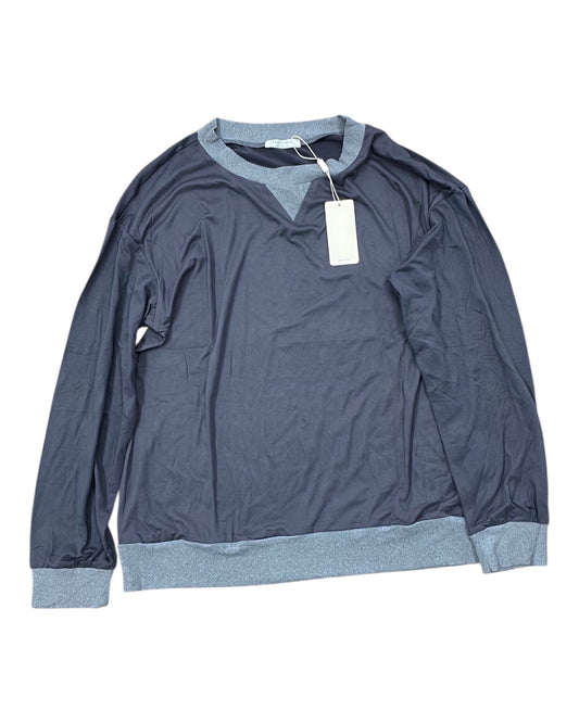 Top Ls By Ekouaer In Grey, Size:L