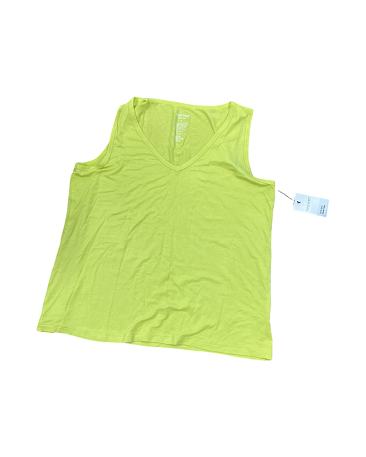 Tank Top By Nine West In Yellow, Size:L