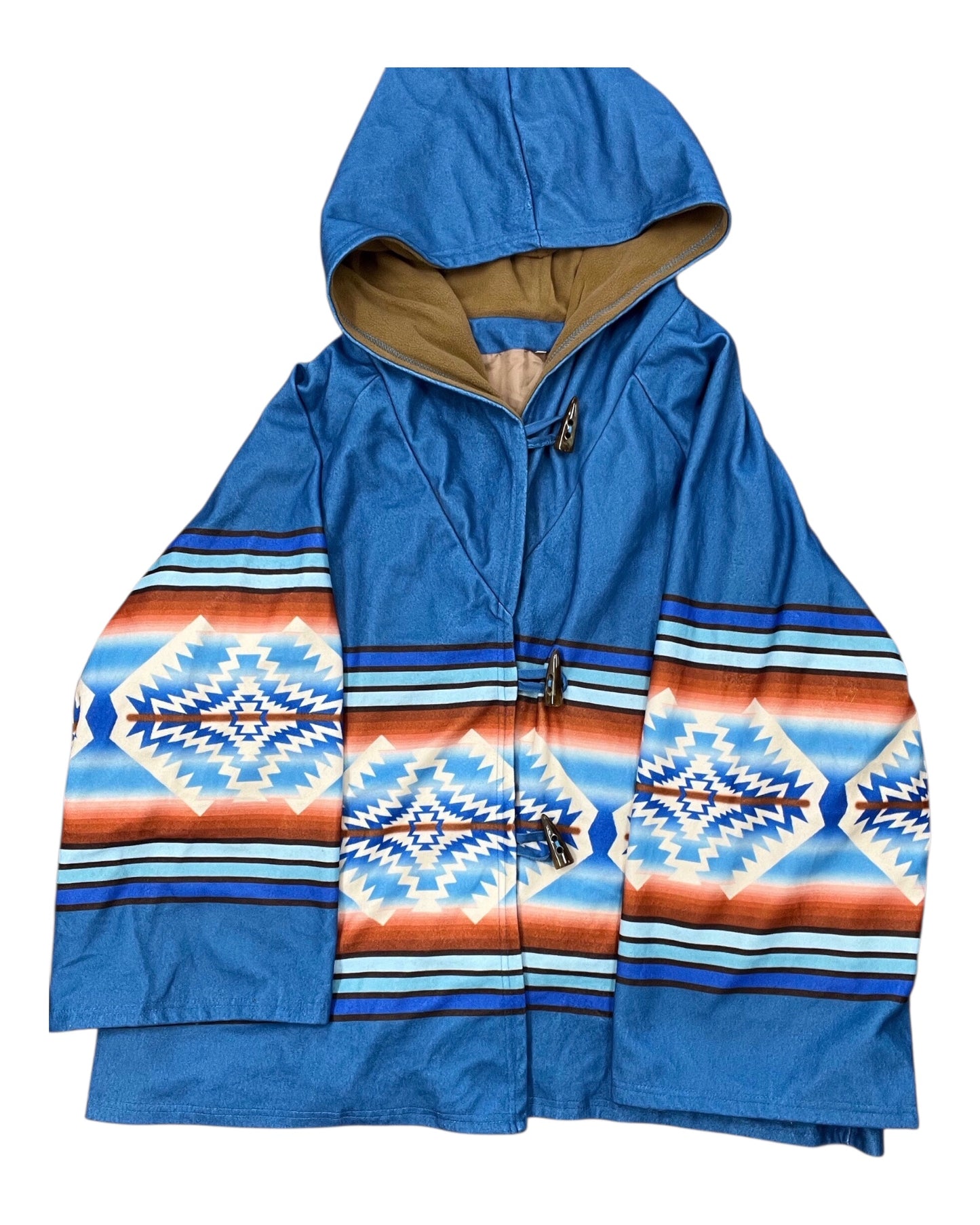 Jacket Other By Clothes Mentor In Blue & Orange, Size:3X