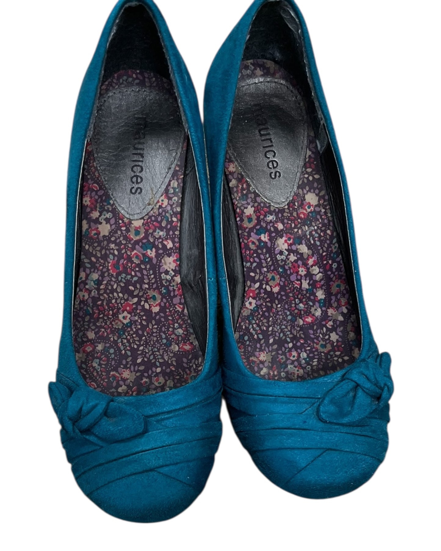 Shoes Heels Block By Maurices In Teal, Size:6