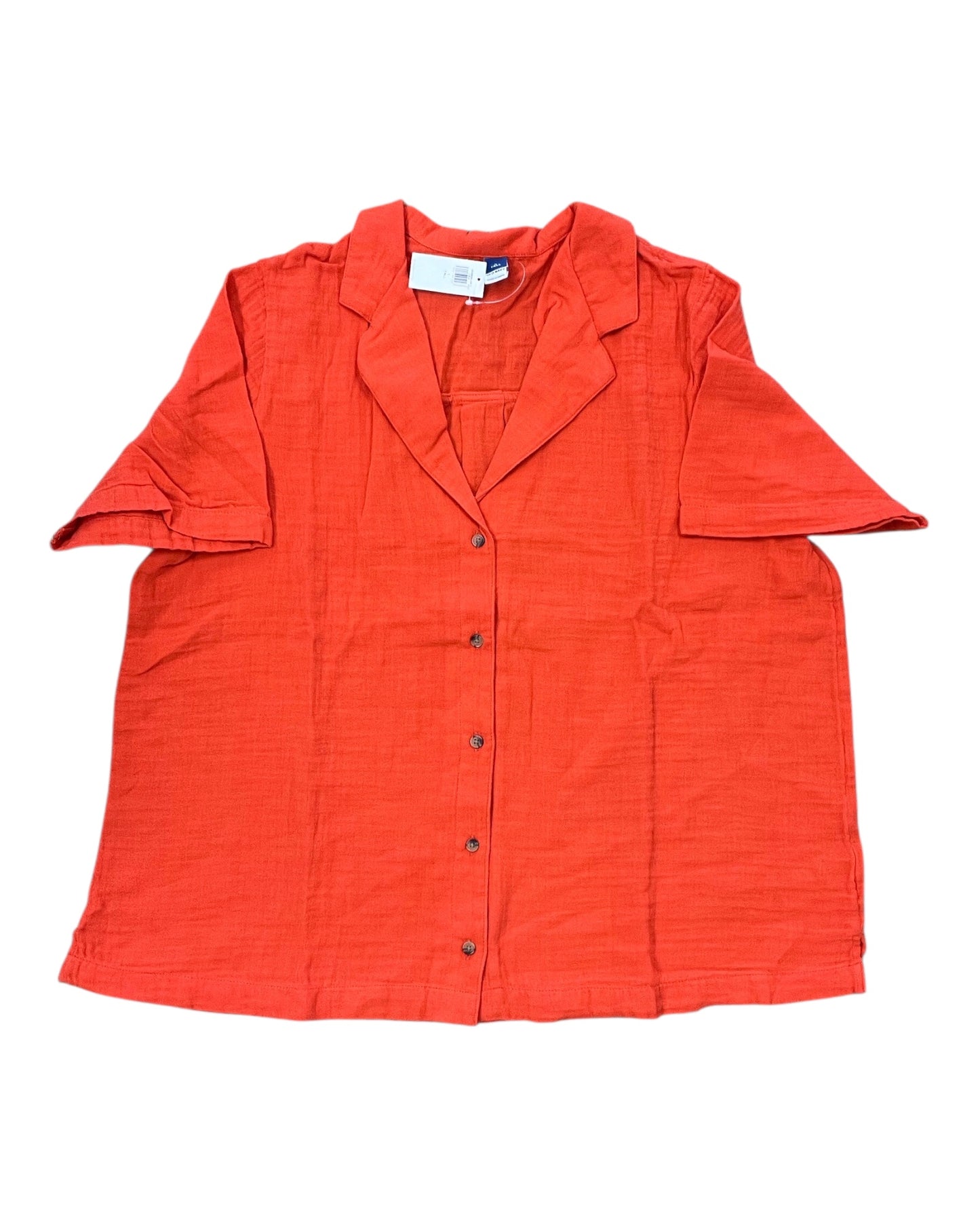 Blouse Ss By Old Navy In Orange, Size:L