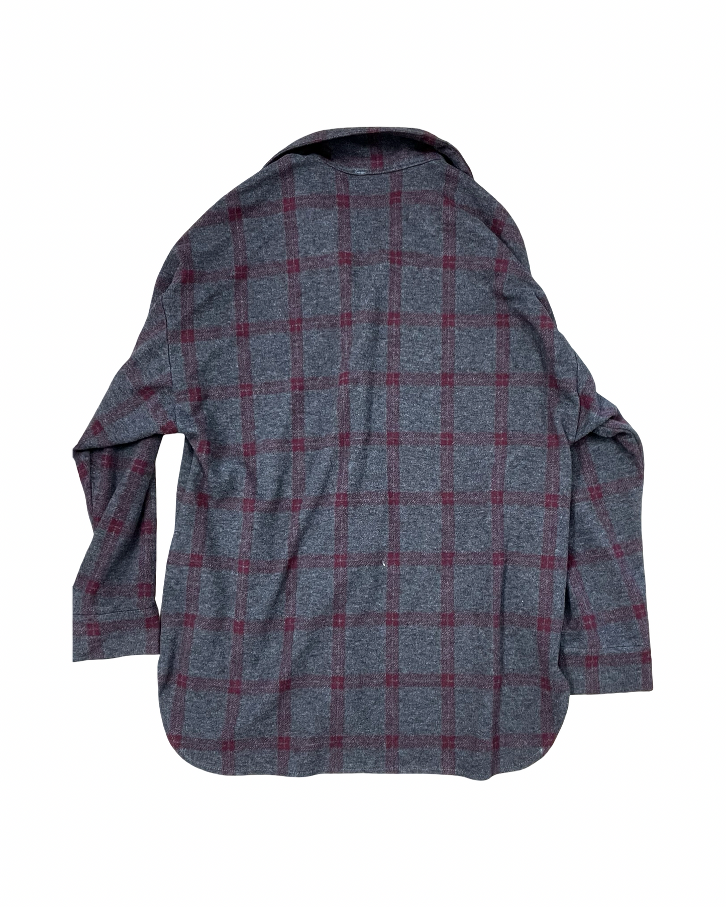Jacket Shirt By Dress Forum In Grey & Red, Size:S