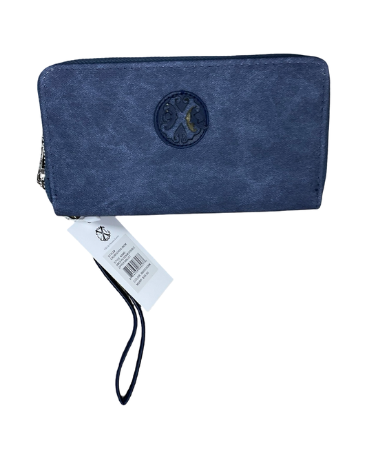 Wallet By Clothes Mentor In Blue, Size:Large