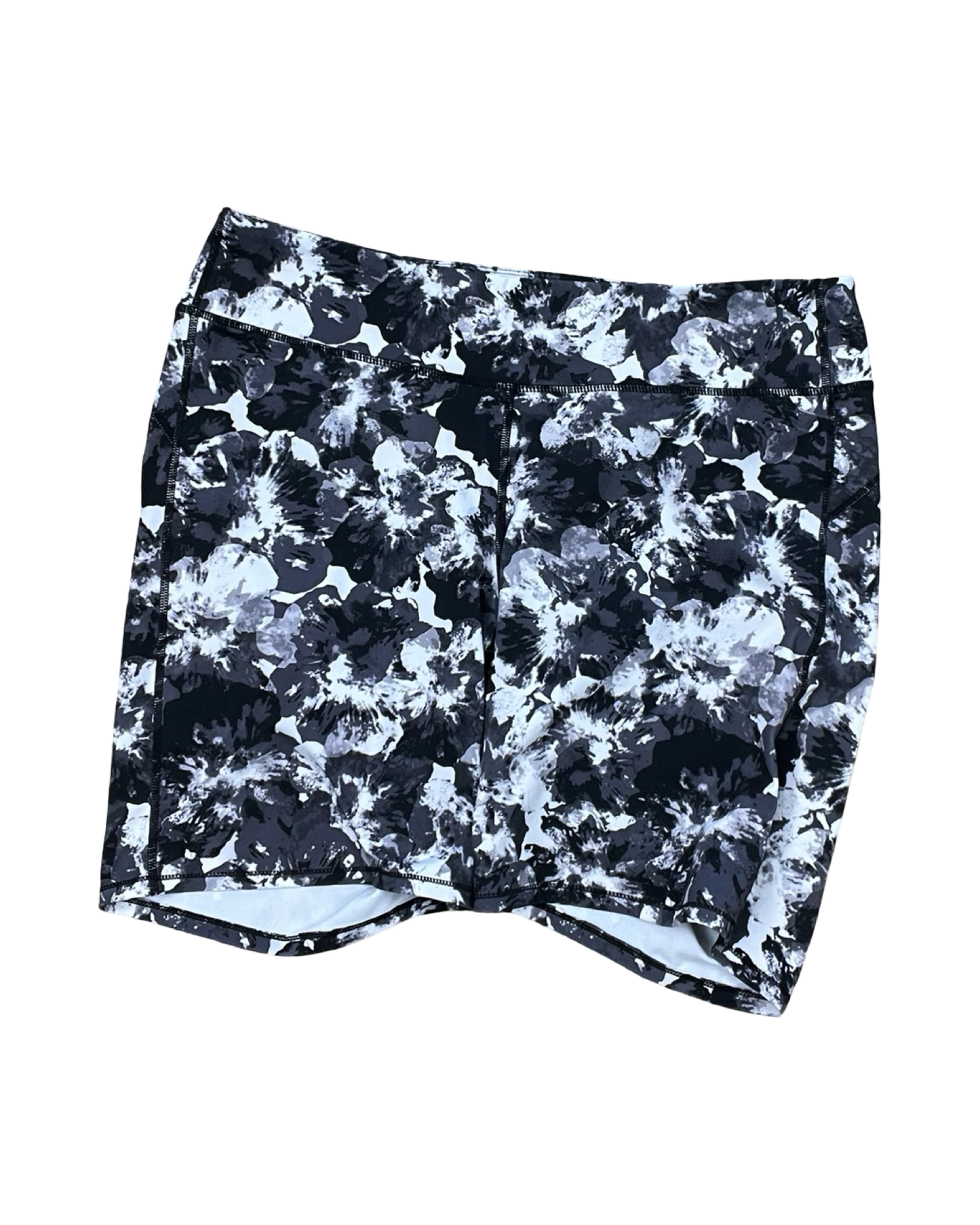 Athletic Shorts By Clothes Mentor In Black & White, Size:Xxl