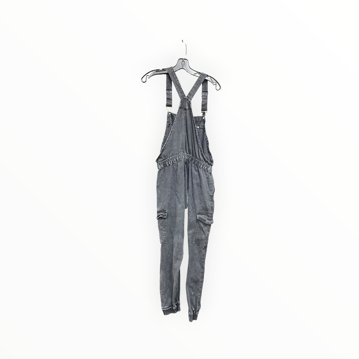 Overalls By Almost Famous In Black Denim, Size:L